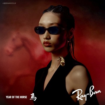 【RayBan】RB4441D 686880#53mm#2026馬年新年限量款#太陽眼鏡(深棕色)#金橘眼鏡