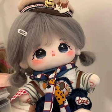 棉花娃娃20cm 換裝玩偶 網紅粉慄財寶 無屬性 可愛女娃 生日禮物