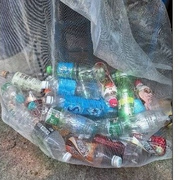 台灣出貨，收納袋，白網袋，單邊速口.可裝回收瓶瓶罐罐