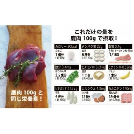 ふるさと納税 天然芭蕉鹿 特上赤身モモ肉500g 鹿肉用特製焼肉のたれ1本・特製スパイス1本付き 三重県伊賀市