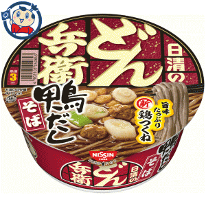 送料無料 カップ麺 日清 どん兵衛鴨だしそば 105g×12個入×2ケース