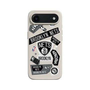 iPhone Air SolidX 貝殼灰 - NBA - 拼貼系列-布魯克林籃網 Brooklyn Nets - Collage