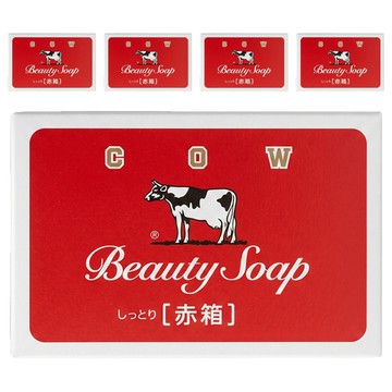COW STYLE 牛乳石鹼 牛乳香皂 玫瑰滋潤  90g  5個