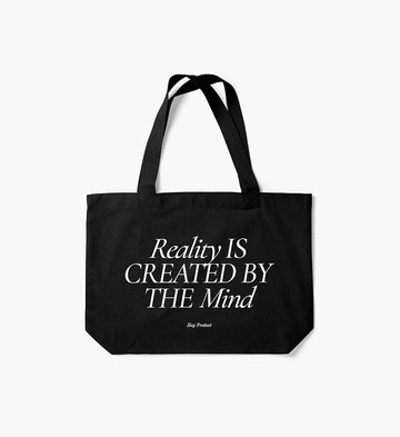 托特包 HAY : Reality is Created - Black / Natural