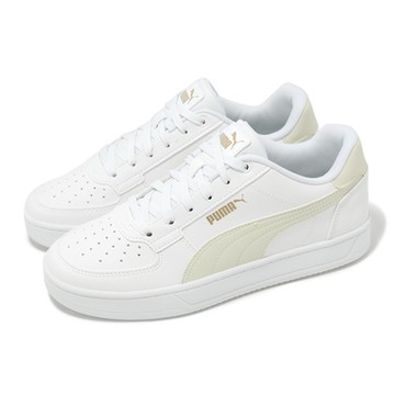 Puma 休閒鞋 Caven 2 男鞋 女鞋 白 米黃 皮革 低筒 復古 小白鞋 39229053
