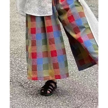511棉麻方塊褲腰圍66-126胸圍170褲長90