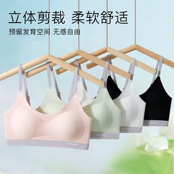 台灣現貨【法拉米拉】少女胸罩學生運動內衣女大童防震背心發育期16歲國中高中生青春期 胸罩 小可愛 A04 22-0210
