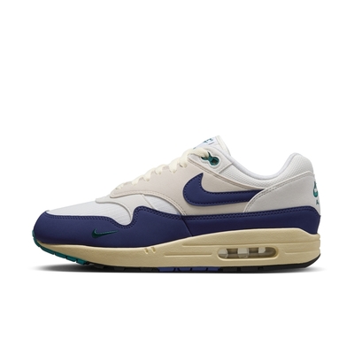 NIKE AIR MAX 1 男休閒運動鞋-米白藍-FQ8048133