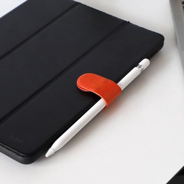 平板ipad筆貼筆套護套 夾筆 商務磁吸式筆插鋼筆固定帶日記本伴侶