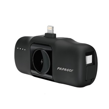 PAPAGO 隨行膠囊行動電源 5000mAh  PBF-17  黑色