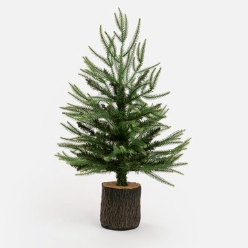 艾禮思PE混合聖誕樹60cm含金球盒(客製)