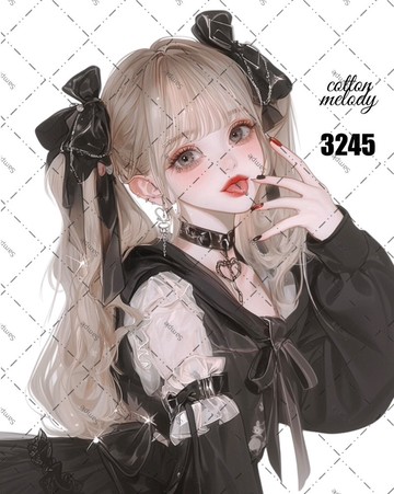 original sticker no.3245 人物貼紙 原創貼紙 原創人物貼紙 裝飾貼紙 cotton melody