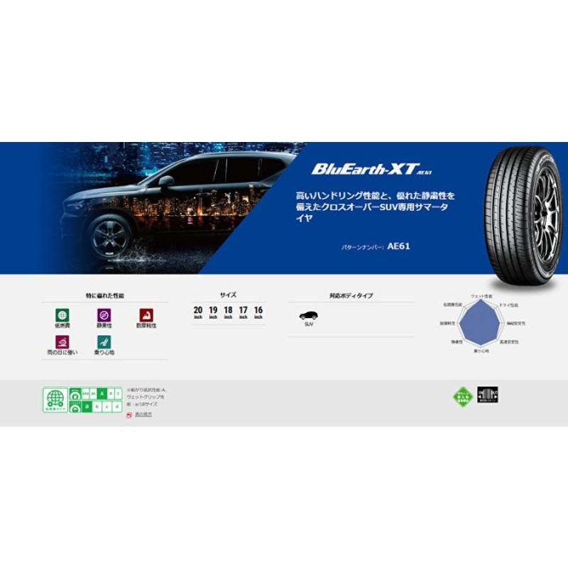 MLJ XTREME-J エクストリーム J XJ06 7.0J-16 +42/+50 5H100/114.3 グロスブラックミルド & ヨコハマ  ブルーアース XT AE61 215/70R16 | LINEブランドカタログ