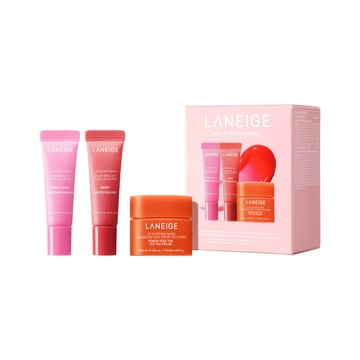 【LANEIGE 蘭芝】戀戀仲夏迷你潤唇禮盒（蜜桃冰茶）