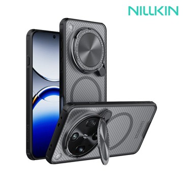 NILLKIN OPPO Find X8 Ultra 5G 黑鏡 Prop 磁吸保護殼(透黑) 保護套 手機殼 鏡頭保護 可站立 鏡頭支架 鏡頭防塵蓋 鏡頭蓋 支援 MagSafe【愛瘋潮】