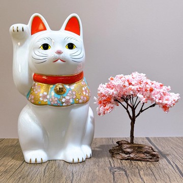 【幸福櫻喵】日本藥師櫻花招財貓 大號