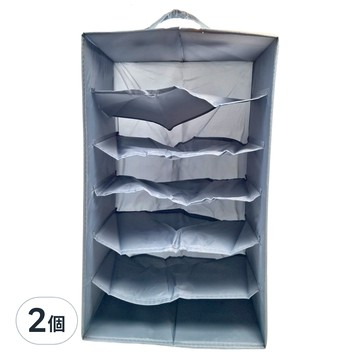 北歐風6格PVC衣物收納盒  特大(44 x 28 x 20cm)  莫蘭迪藍  2個