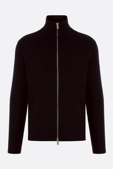 JIL SANDER wool full-zip cardigan Man
