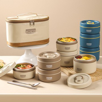 不銹鋼便當盒保溫飯盒 日式便當盒316不銹鋼保溫飯盒家用小型飯盒帶蓋上班族學生便攜盒