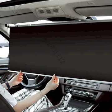 🔥遮陽隔熱 免運含稅🔥汽車遮陽簾前檔防曬遮陽罩隔熱車內遮光闆傘自動伸縮車窗簾通用 MC3D