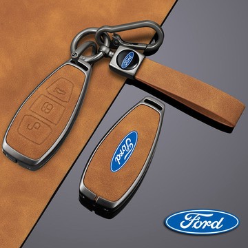 Ford 福特專用 kuga 鑰匙套 Focus專用遙控鑰匙套 鑰匙保護殻 Alcantara 福剋斯 閤金皮革鑰匙殼