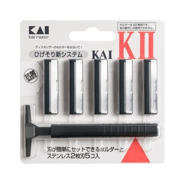 KAI 貝印 鬍鬚刀 - 2刀刃 /刮鬍刀 K2-5B1 現貨