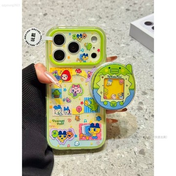 拓麻歌子大路吉搖搖樂磁吸支架適用蘋果18promax手機殼iphone16新款17pro全包二合一15pro防摔手機套