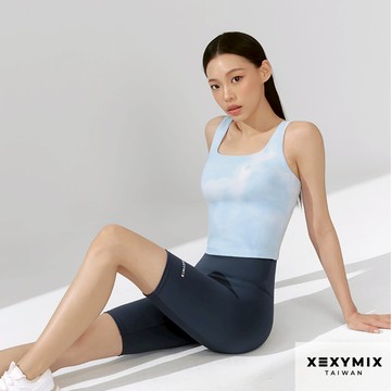XEXYMIX Comfort 暈染 方領短版背心上衣 XFK2BC1503 共3色 運動背心 短版背心 BC1503