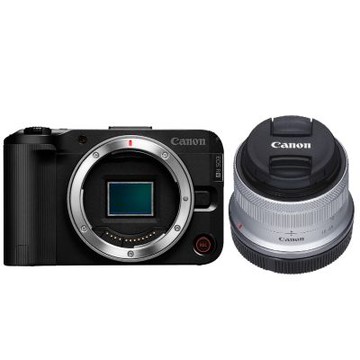 Canon EOS R50 V R50V 黑色機身 + RF-S 18-45mm IS STM 銀色鏡頭 拆鏡白盒-公司貨