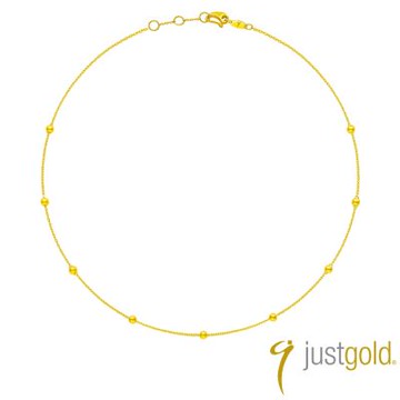 【Just Gold 鎮金店】稜合 TrioLink 黃金項鍊