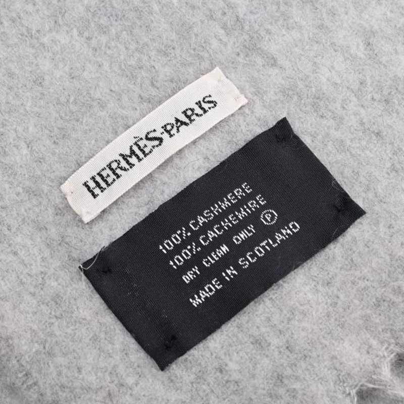 美品 HERMES マルジェラ期 スコットランド製 カシミヤ マフラー