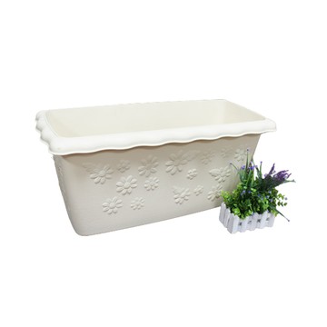 塑膠控根盆 花兒姿長槽盆/花盆/盆栽-70cm(2入組)