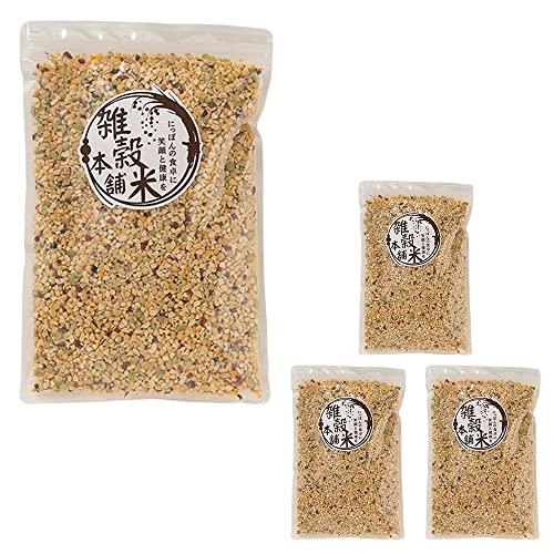 雑穀米本舗 ひきわり豆４種ブレンド(大豆 黒大豆 青大豆 小豆) 1.8kg(450g×4袋)