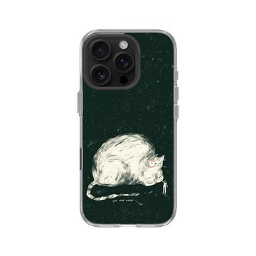 iPhone 16 Pro Clear Case（相機按鈕） 透明 - Livia Fălcaru - 時空之外的相遇