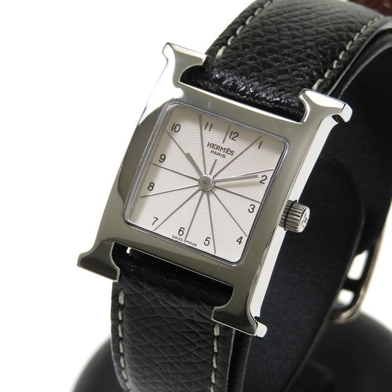 エルメス HERMES HH1.210 Hウォッチ クォーツ レディース _745551SS×革 ...