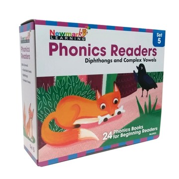 Newmark Phonics Readers Box 5: Diphthongs & Complex Vowels 24 Books， 1 Activity Guide【二手書_近全新】TAAZE讀冊生活
