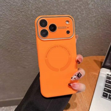 大視窗磁吸 保護殼 液態硅膠 防摔殼 適用於 蘋果 iPhone 17 16 15 14 13 Pro max 手機殼