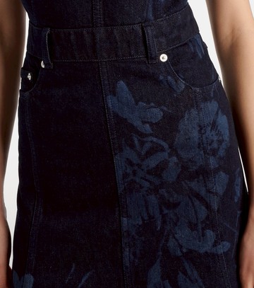 Erdem Floral denim midi dress