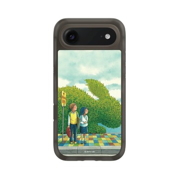 iPhone Air AirX 本質黑 - 幾米 Jimmy Liao - 兔子系列-等車