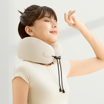 EVERY THINK｜捲捲U型頸枕 輕量美型旅行枕首選 - 冰川灰
