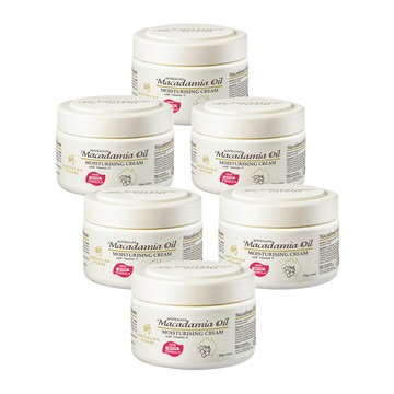 【澳洲G&M】夏威夷果油滋養嫩膚霜含維他命E(250g/罐 6入組) 即期品-2026年8月到期