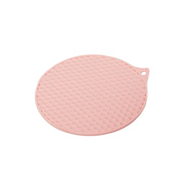 SiliPot 鉑金矽膠隔熱墊 - 豆沙粉 可當防燙把手  1入