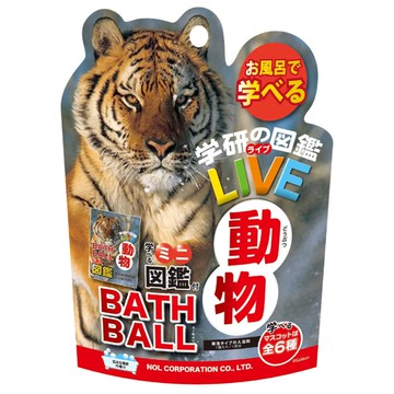 【震撼精品百貨】動物圖鑑 沐浴球 入浴劑(全6種/隨機出貨)*08549