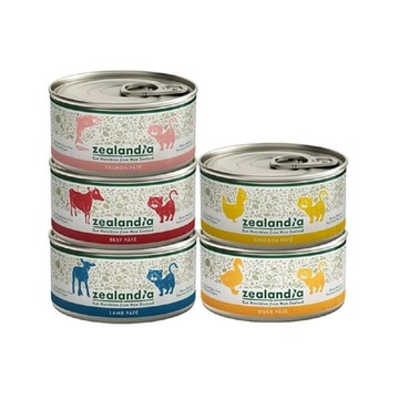 【24入組】紐西蘭zealandia狂野天廚-貓咪無穀主食罐 經典系列 貓罐頭 90g(購買二件贈送寵喵樂-貓草玩具x1個 隨機出貨)
