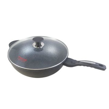 ZHENG NIU 正牛韓國正宗大理石不沾炒鍋 35cm附蓋