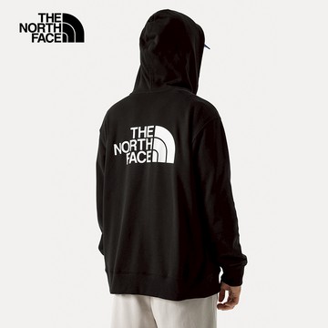 【1/5 快閃價】男女款黑色純棉舒適透氣LOGO連帽外套｜83ORJK3