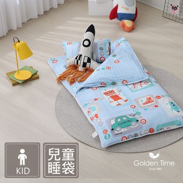 GOLDEN-TIME-男孩遊戲-200織紗精梳棉兒童睡袋