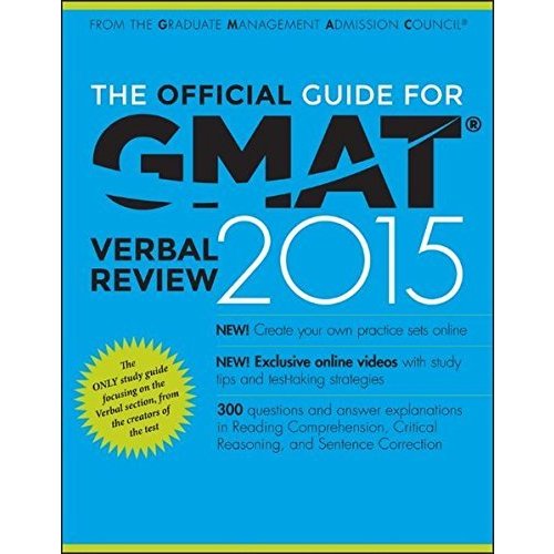 The Official Guide for GMAT Verbal Review 2015  With Online Question Bank and Exclusive Video