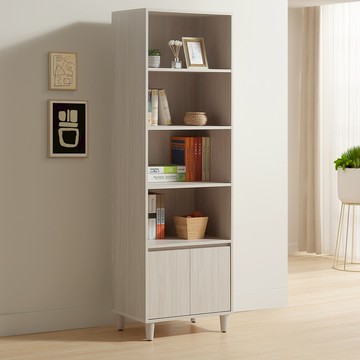 直人木業-UL極簡風白榆木書櫃置物櫃60公分