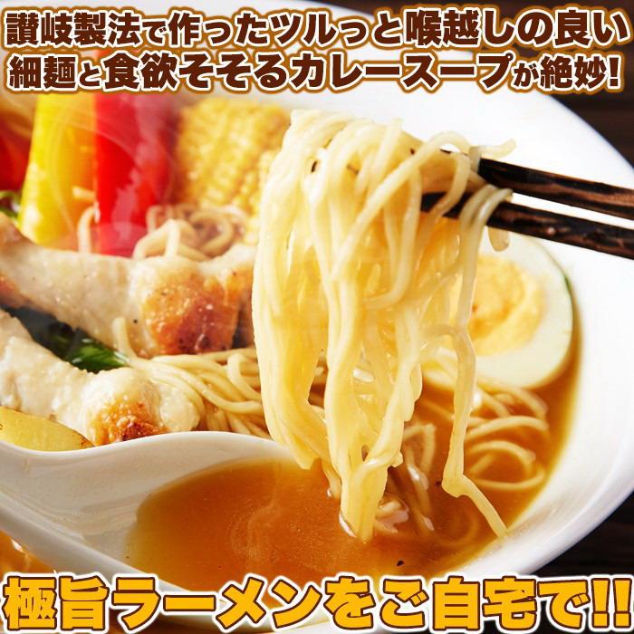 ゆうパケット出荷 本格生麺使用!!スパイス香るスープカレーらーめん4食